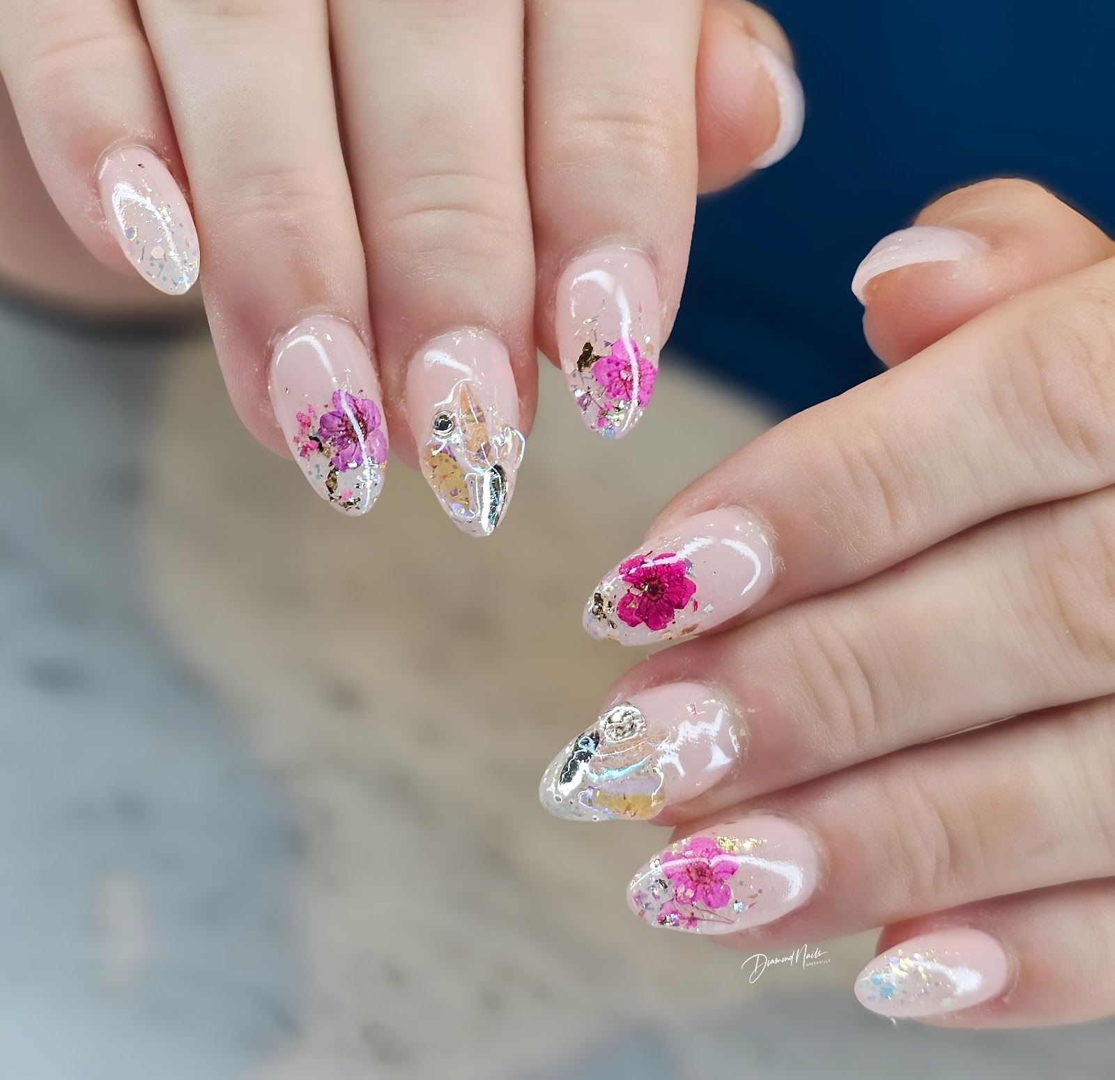 Diamond Nails nail work in Greenville, South Carolina